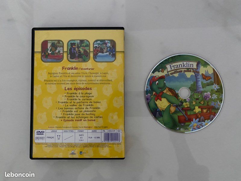 Deux DVD film enfant Franklin (image 3)