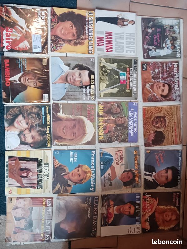 Gros lot vinyles 45 tours année 60-70-80 (image 11)