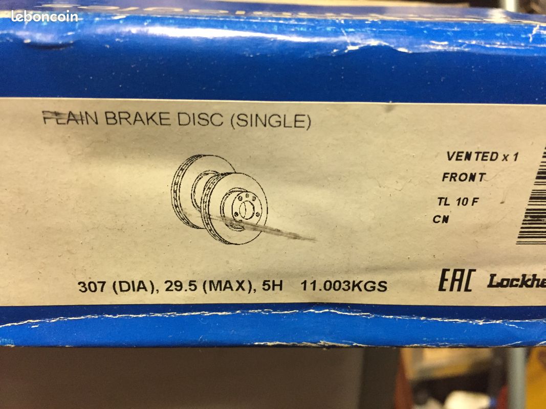 1 disque de frein Vw Transporter, Caravelle, Multivan , Touareg (image 2)
