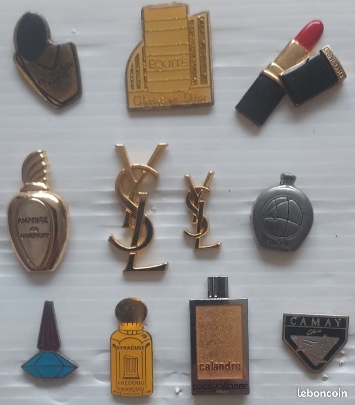 Lot pin's collection PARFUMS-COSMÉTIQUES (image 2)
