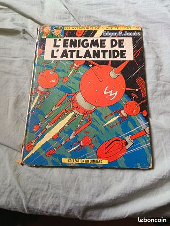 BLAKE ET MORTIMER + FASCICULE - LE CHAR VOLANT DE L'ENIGME DE L'ATLANTIDE