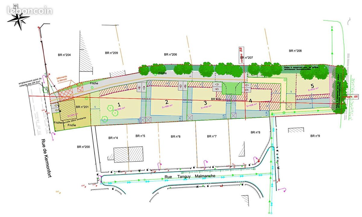 Terrain 439 m² · à Guilers · 439 m² · 113 400 €