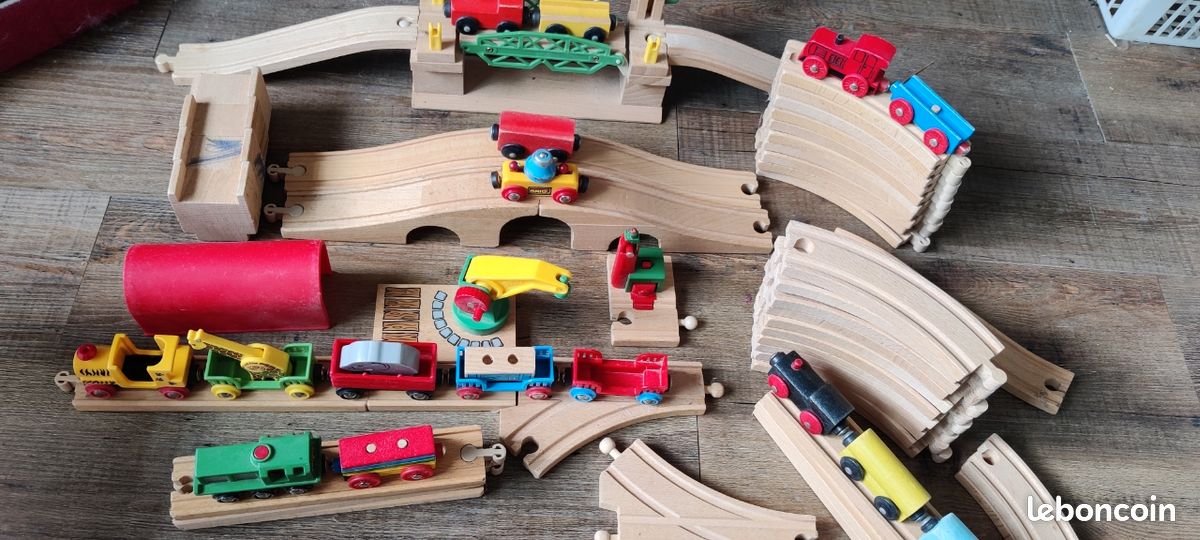 Circuit train en bois brio et ikea (image 4)