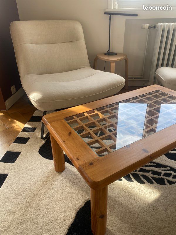 Table basse style Perriand (image 2)