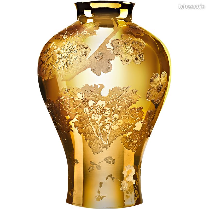 Haviland - Edition limitée à 250ex - Vase transmission XL OR 24K 56 cm (image 3)