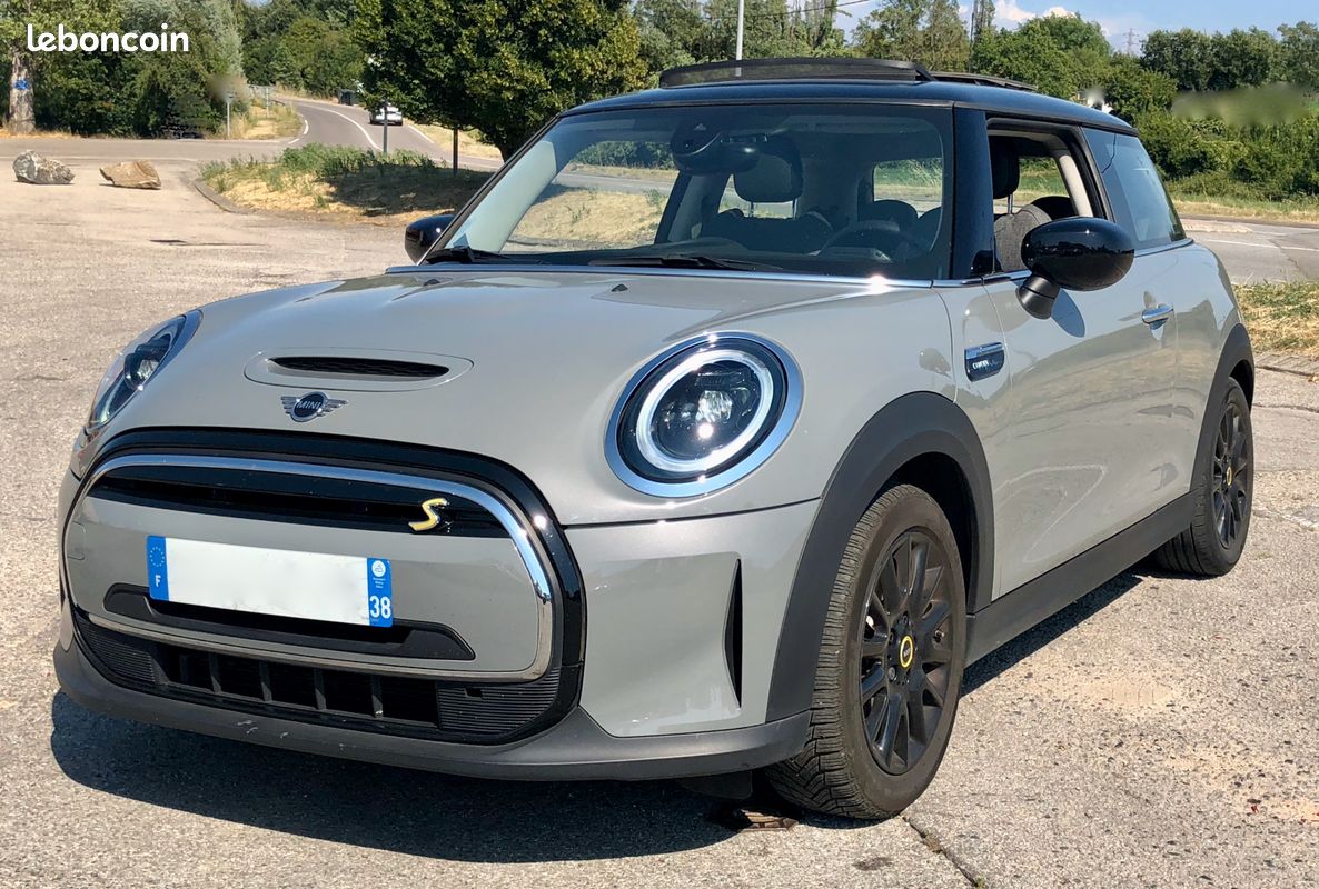 MINI COOPER SE PHASE 2 : 94ah edrive CAMDEN 100% ELECTRIQUE. TOIT OUVR. CAMERA AR. XENON. RADAR AV/AR. GPS. SIEGE CHAUFF ELECCTRIQ (image 1)