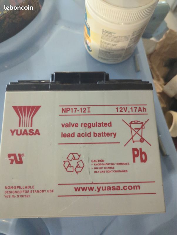 Batterie Yuasa NP17-12I 12V 17Ah AGM (image 3)