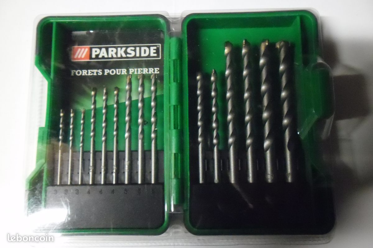 Coffret de 15 forets pierre parkside neuf (image 1)
