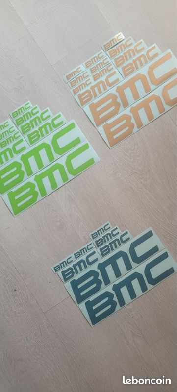 Stickers BMC carbone autocollant transfert original (image 1)
