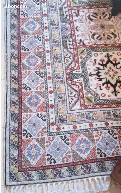 Tapis marocain artisanal 100% laine et fait main (image 3)