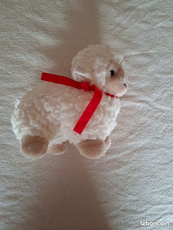 Peluche mouton 16cm environ (image 1)