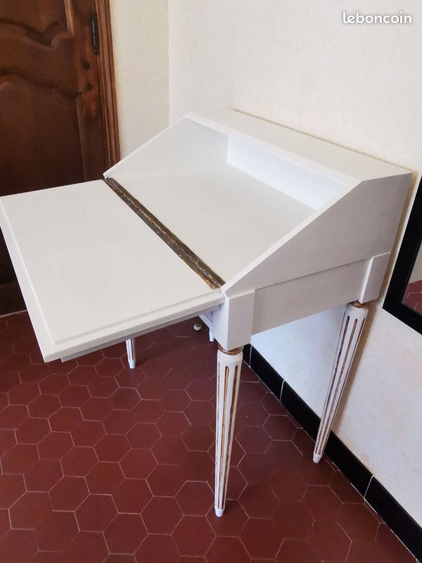 Bureau imitation vintage relooké (image 4)