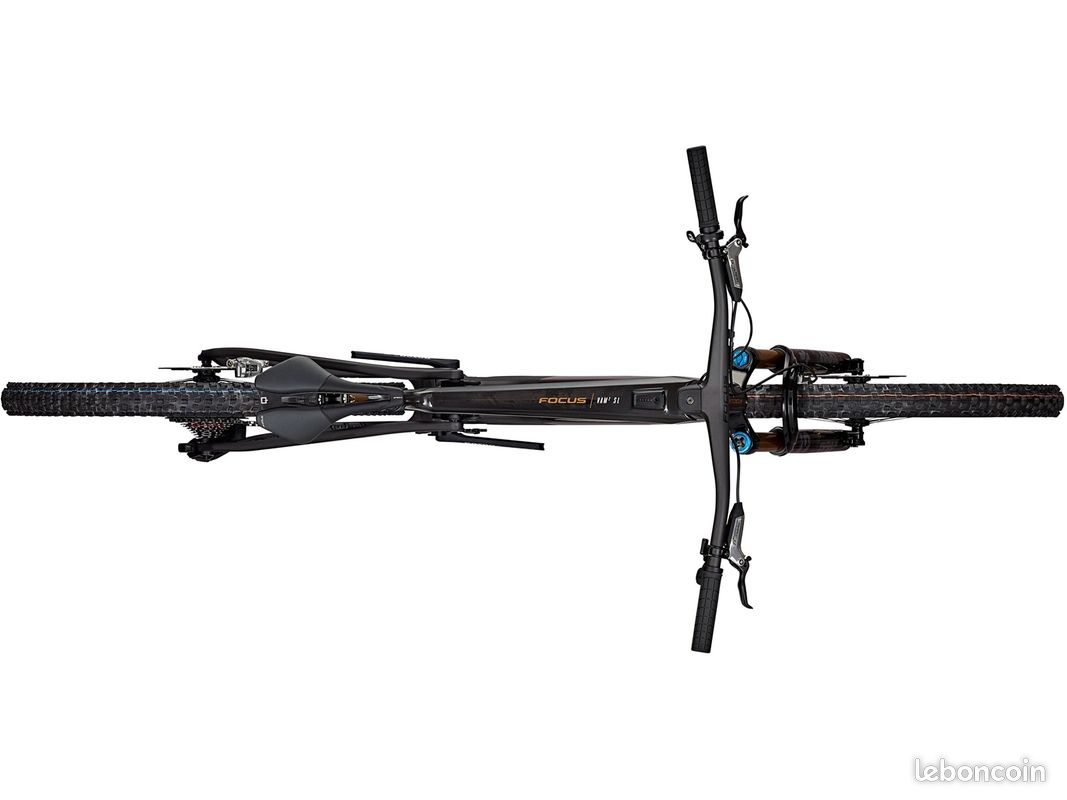 VTTAE en carbone Focus Vam² SL 9.0 29" 430wh 12v carbon raw matt/glossy 2025 Couleur - Carbone, Tai (image 4)