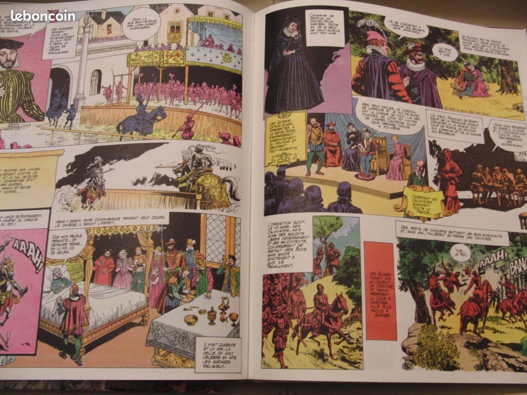 Coffret de BD Histoire de France en bandes dessinées T 1 à 4 1976 (image 4)