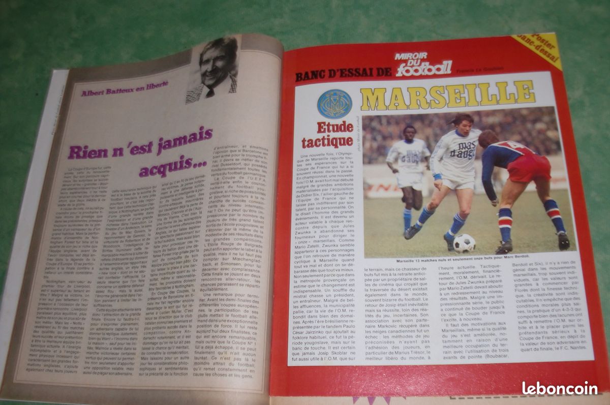 Revue Miroir Du Football 1979 – Marseille à L'essai, Platini, Pécout – édition Originale