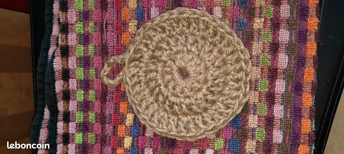 Lavette en jute (image 2)