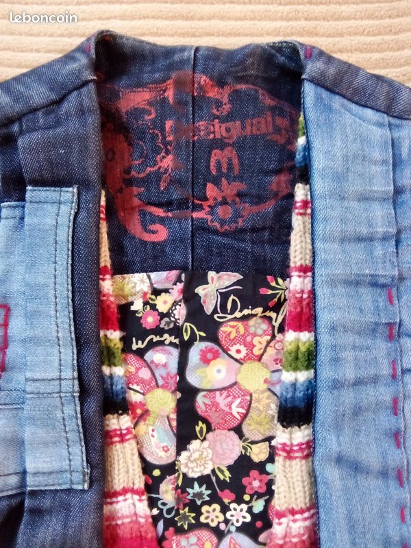 Gilet jean Desigual T. M (image 6)