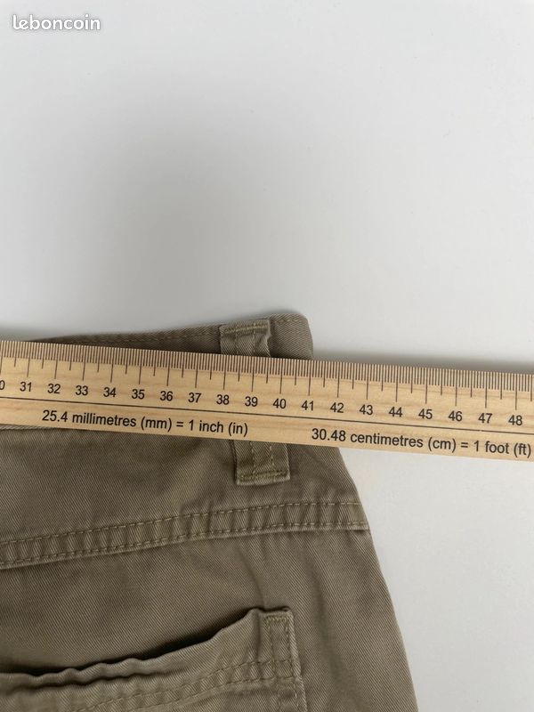 Wrangler Authentics vintage beige camel cargo shorts Mens W31 (image 15)