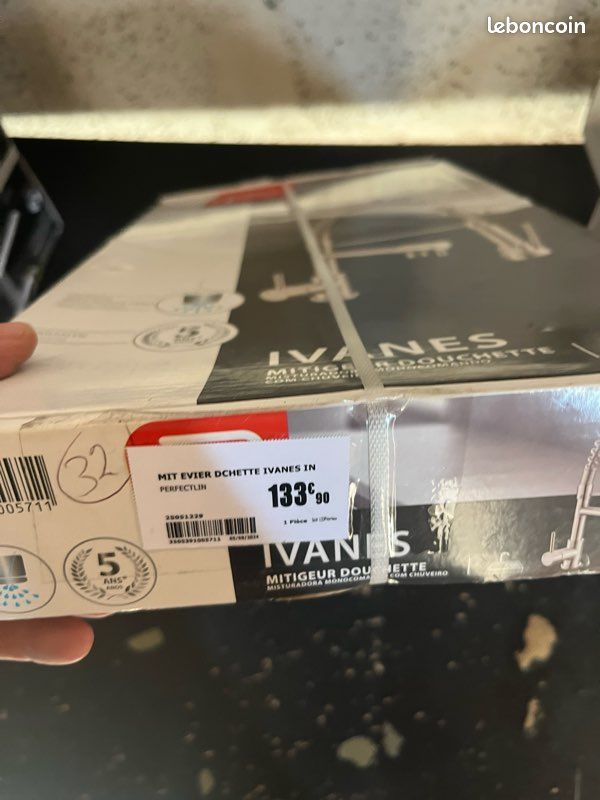 Mitigeur évier de cuisine avec douchette chef Perfectline — Modèle Ivanes (Neuf) (image 2)