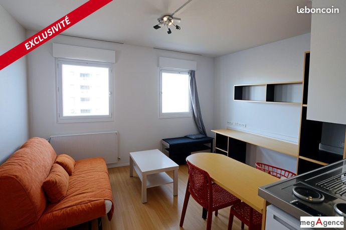 Studio 1 pièce 21 m²