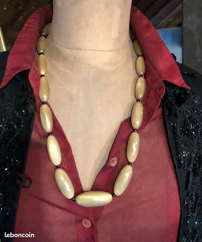 Collier D'exposition En Cuir Verni Noir Pour Cheval - Taille COB (21") - Vintage UK
