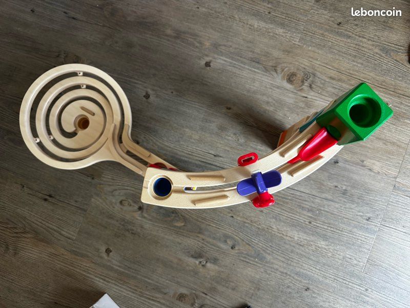 Hape Circuit à Billes en Bois Race to The Finish Quadrilla - Super Hape Circuit à Billes en Bois Race to The Finish Quadrilla - Super