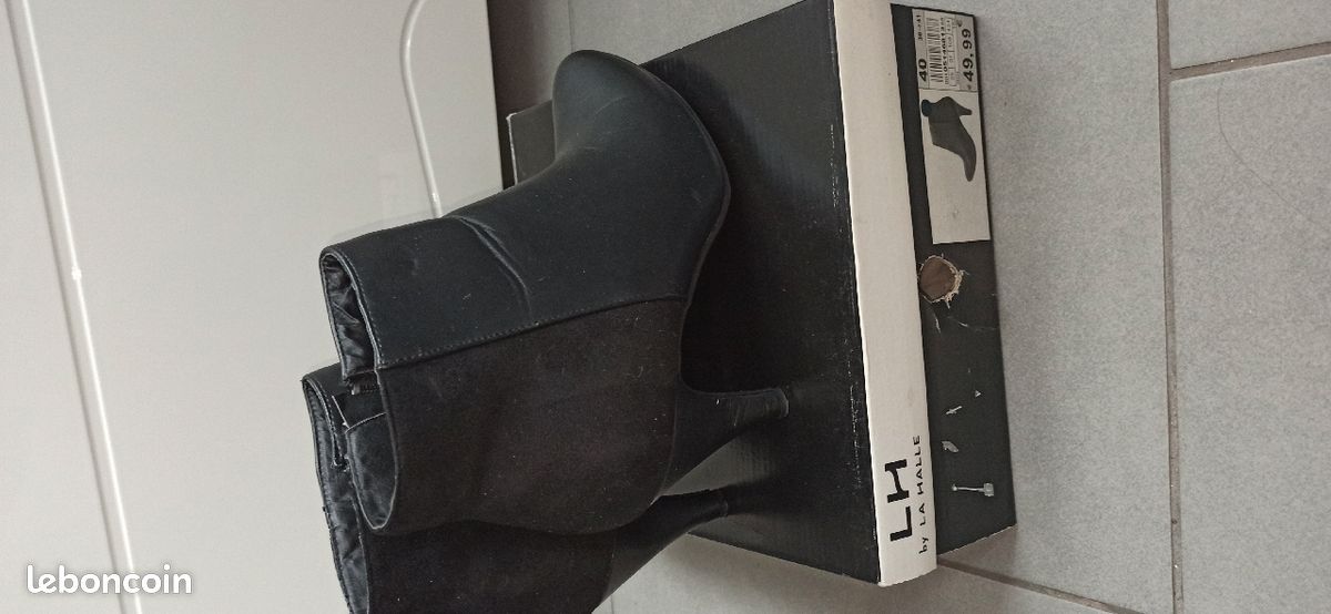 Bottines noires neuves (image 2)