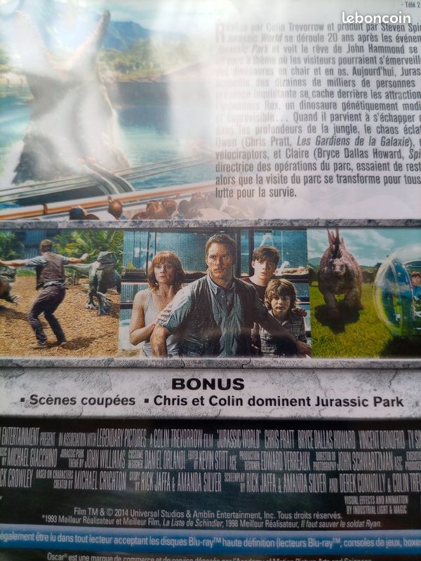 Dvd jurassic world (image 3)