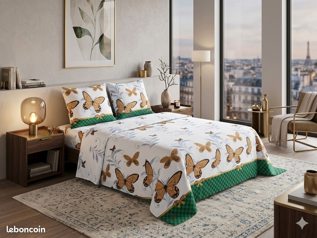 Parure de draps 4 pièces (image 1)