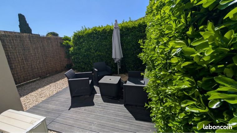 Appartement 2 p meublé Clim parking jardin
