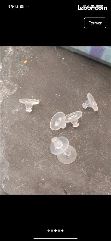 Boucles d'oreilles laiton doré perles qualité AA 10 mm naturaljewels (image 6)