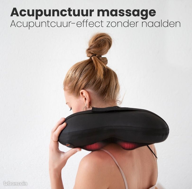 Coussin massage shiatsu dos cervicaux état comme neuf (image 2)