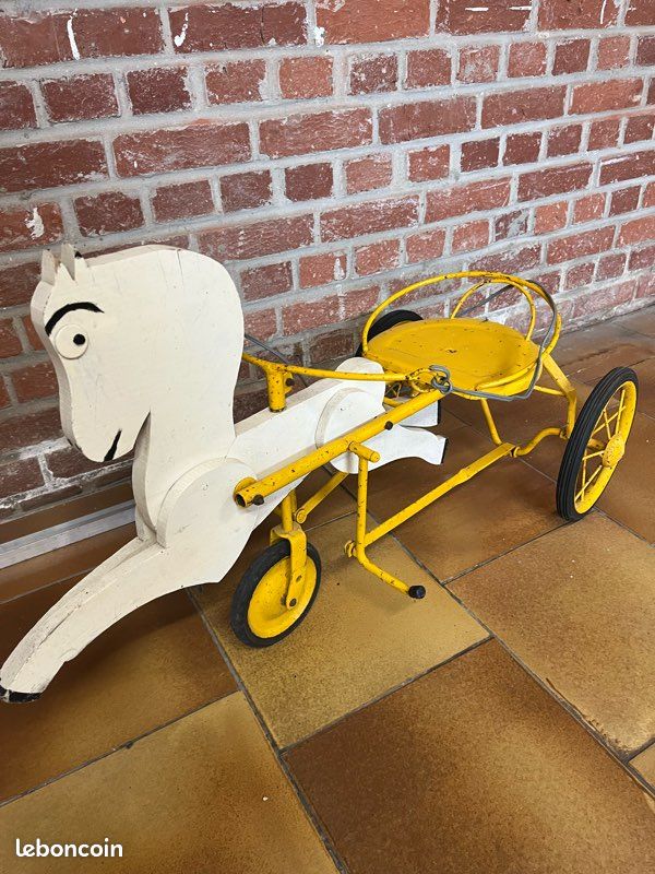 ARABIAN SULKY Germany Circa 1950 jouet ancien Old Toy Horse EUR 66,00 - FR