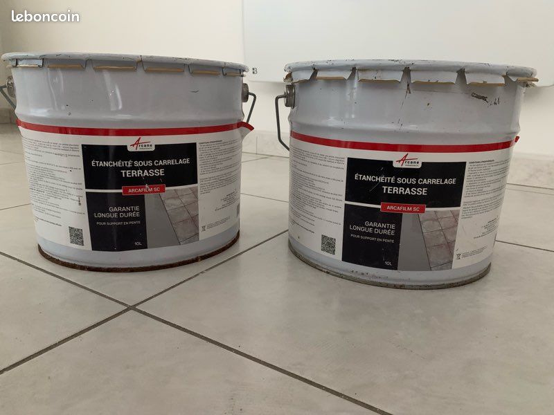 Revêtement étanchéité sous carrelage pour terrasse (ARCAFILM SC 10L + POT ENTAME OFFERT) (image 1)