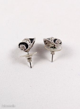 925 boucles d'oreilles argent fleurs - France 925 boucles d'oreilles argent fleurs - France