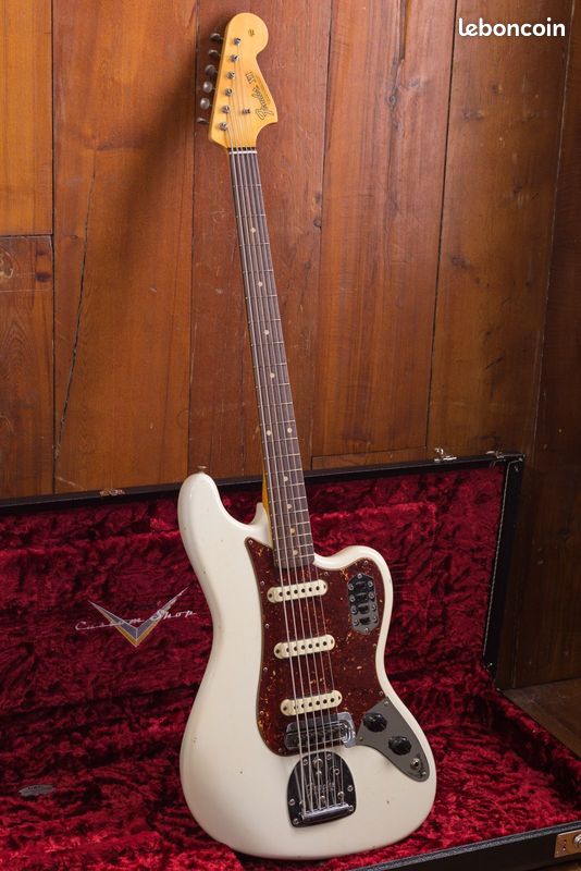 Fender Bass VI Custom Shop Journeyman Relic 2018 - Olympic White (image 12)
