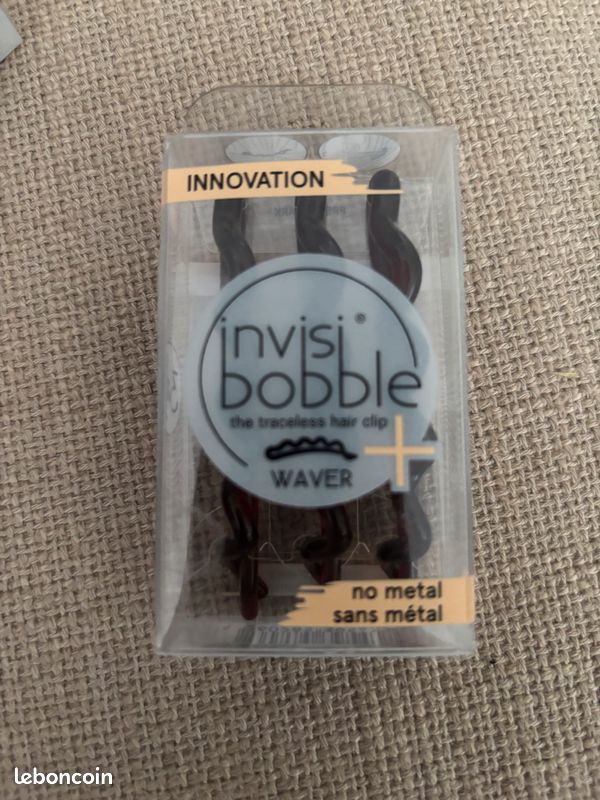 Barrettes marron invisibles cheveux épais Invisi Bobble (image 1)