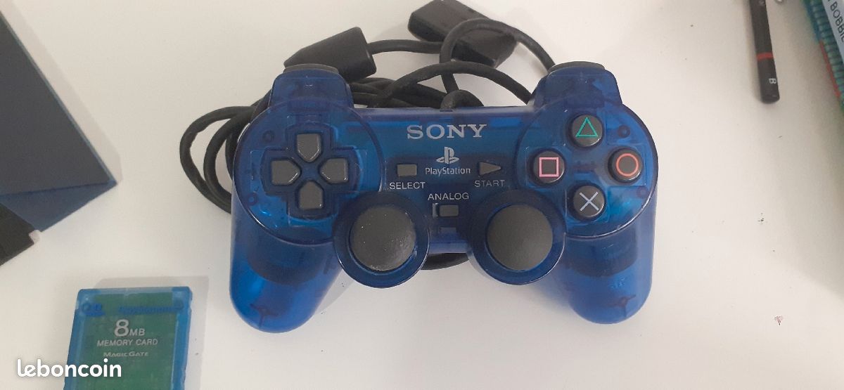 PlayStation2 PS2 Ocean Blue Console Clear Blue SCPH-37000 NTSC-J Japan Import PlayStation2 PS2 Ocean Blue Console Clear Blue SCPH-37000 NTSC-J Japan Import
