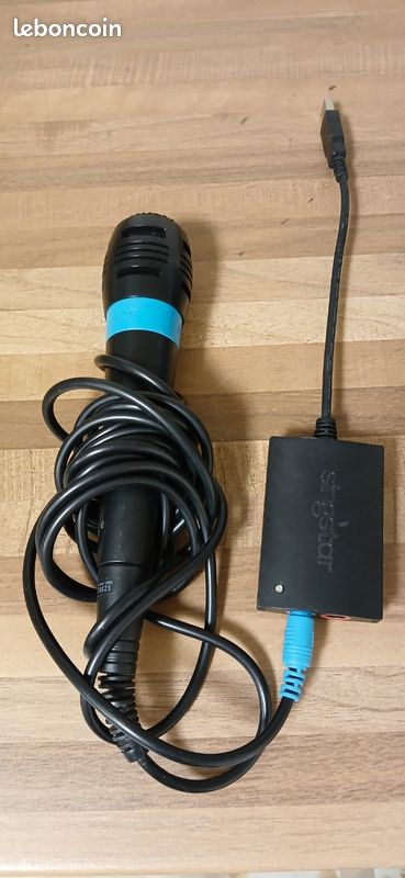 Lot De 2 Micros Singstar Officiels – Pour PS2 Et PS3 – Testés, En Bon état