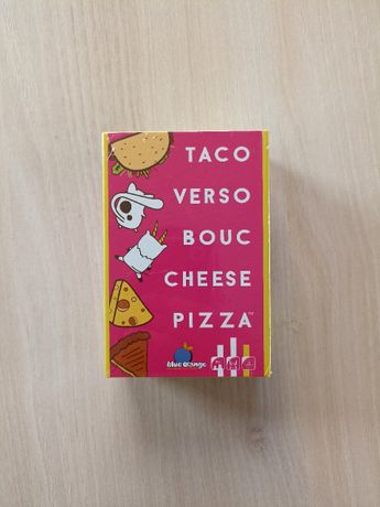 Taco verso bouc cheese pizza, jeux de societe