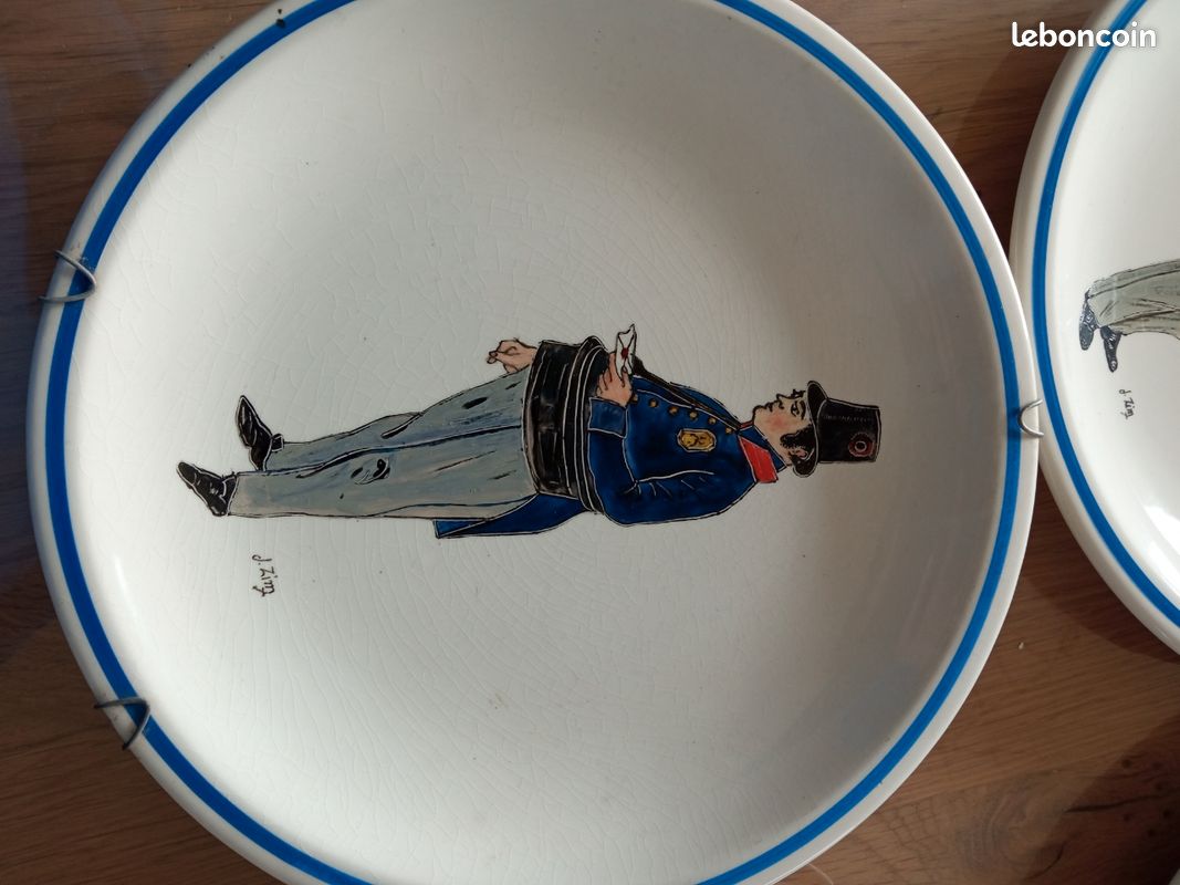 Lot Assiettes de collection theme facteurs (image 3)