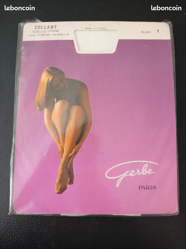 Collant taille 1 blanc de marque Gerbe (image 1)