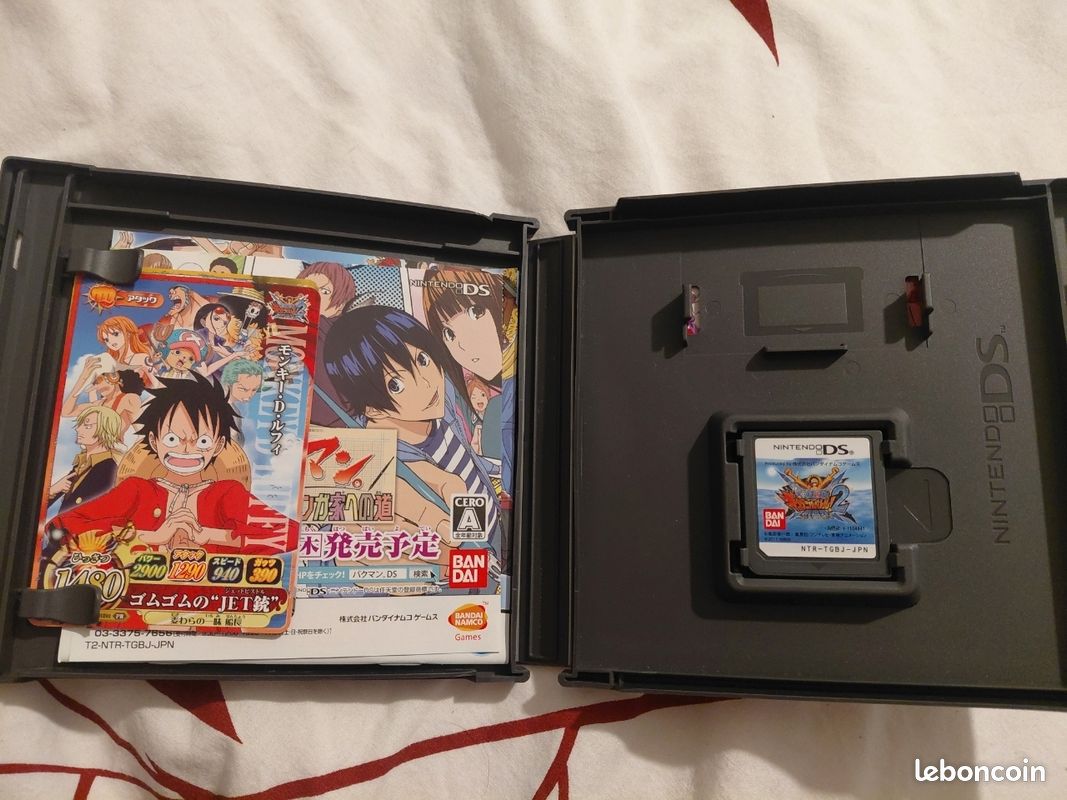 Lot One Piece – Nintendo DS + 2 jeux Game Boy Color + 3 cartes bonus – Versions japonaises (image 4)