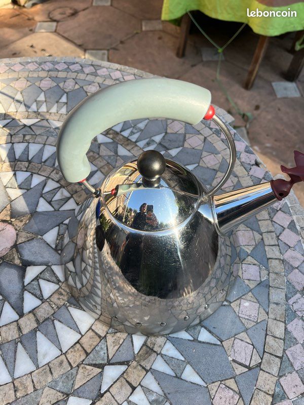 BOUILLOIRE ÉLECTRIQUE RÉTRO VINTAGE CUISINE AVEC THERMOMÈTRE - NOIRE
