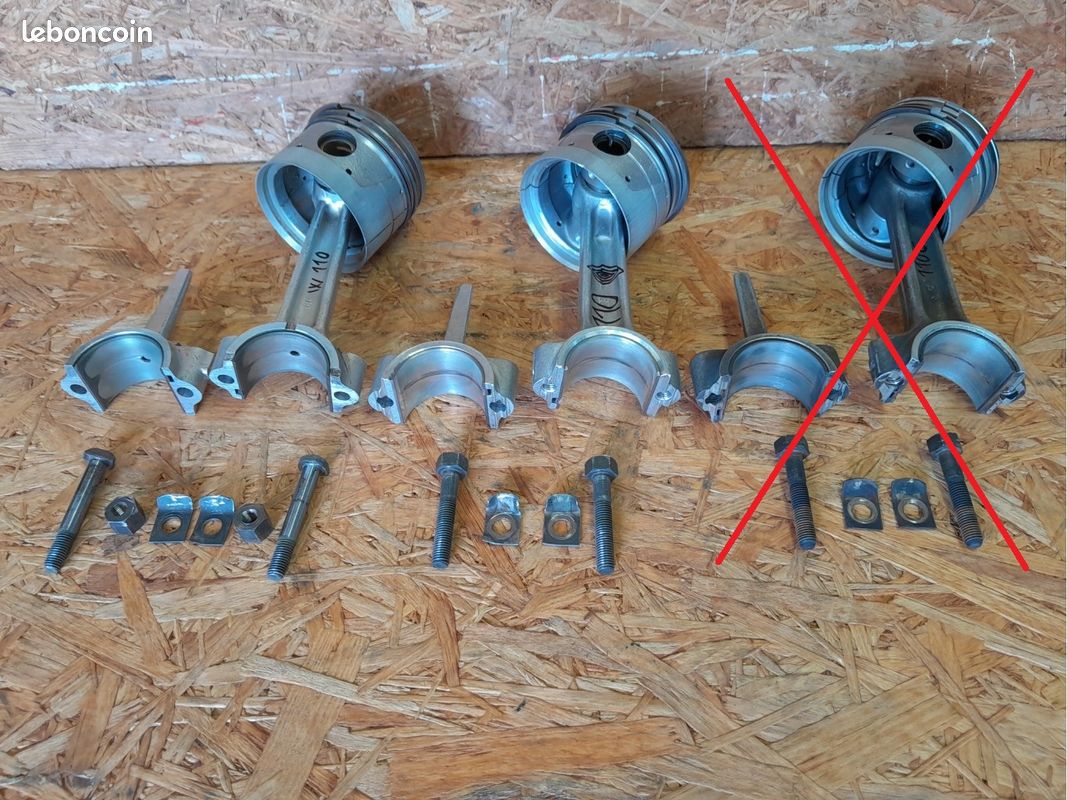 3 Pistons Moteur Bernard W110 (image 4)