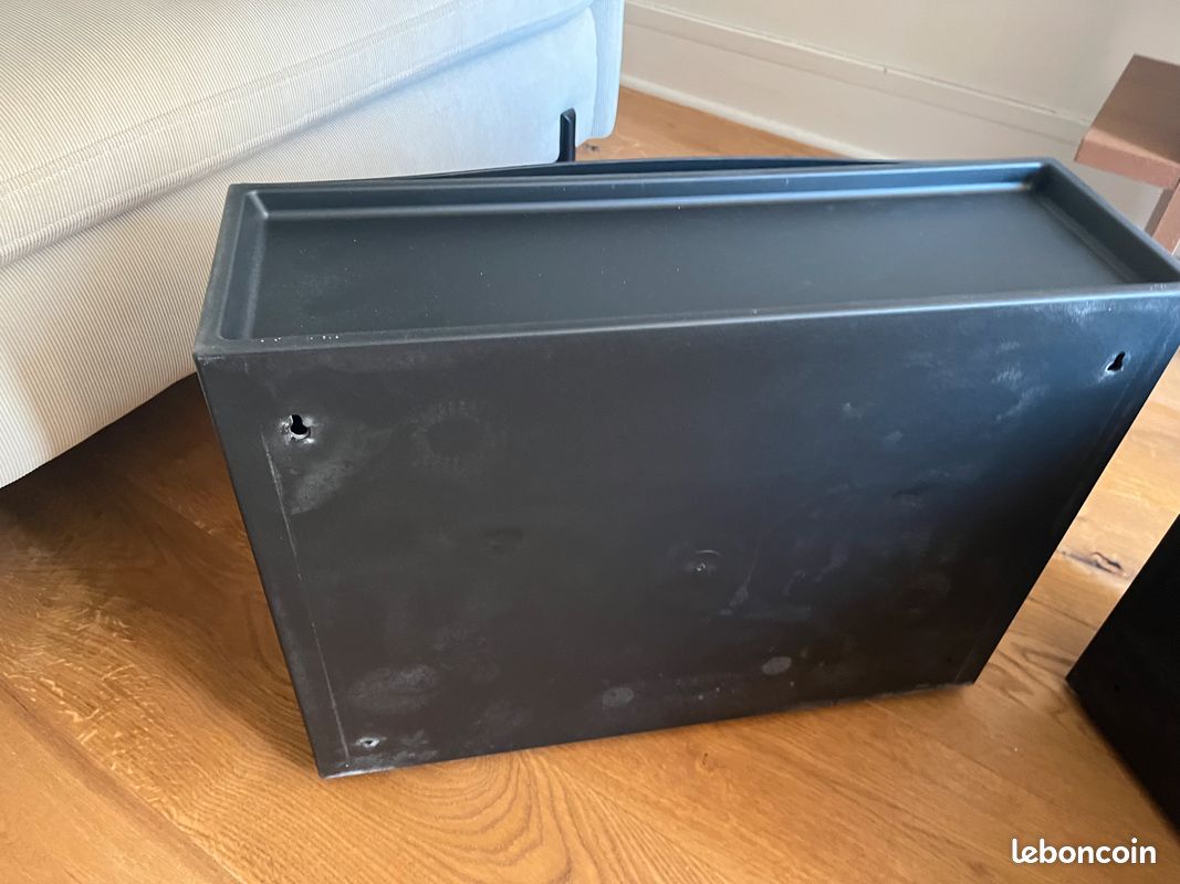 3 Armoire à chaussures/rangement TRONES Ikea noires (image 8)