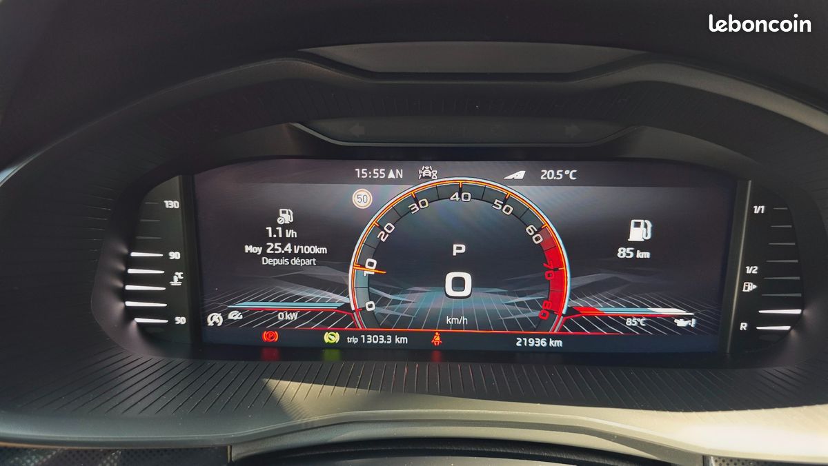 SKODA KAMIQ 1.0 TSI 110cv Monte-Carlo - DSG BVA - Apple Carplay & Android Auto - Coffre et barres de toit inclus (image 16)
