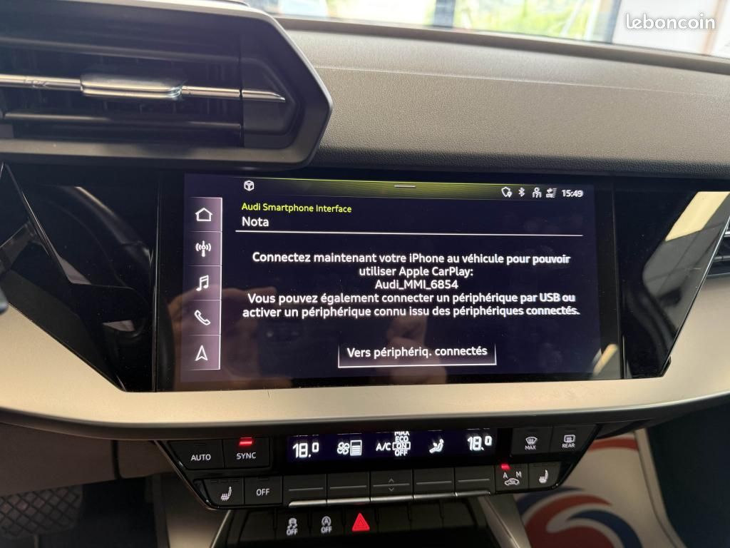 AUDI A3 SPORTBACK 35 TFSI 150 S-Tronic 7 DESIGN (image 11)