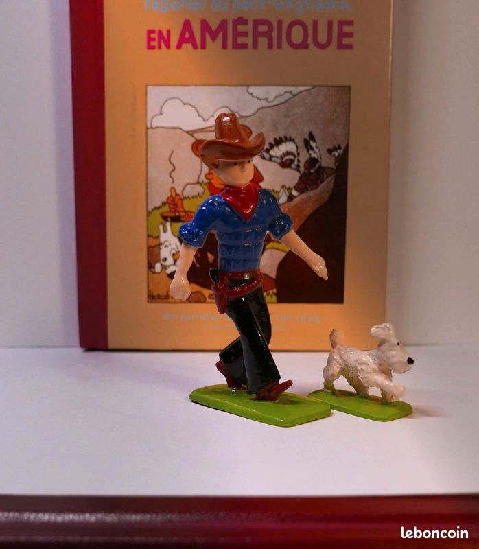 HergéPixi (1994). Tintin en Amérique, Tintin cow-boy à c
