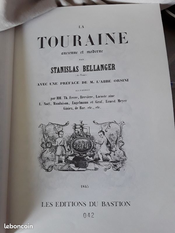 📚 LA TOURAINE ancienne et moderne STANISLAS BELLANGER (image 3)